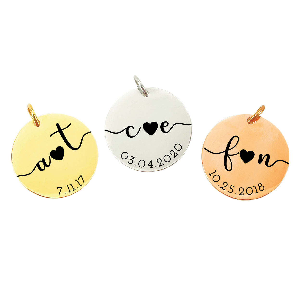 The Kinsley Initials Charm