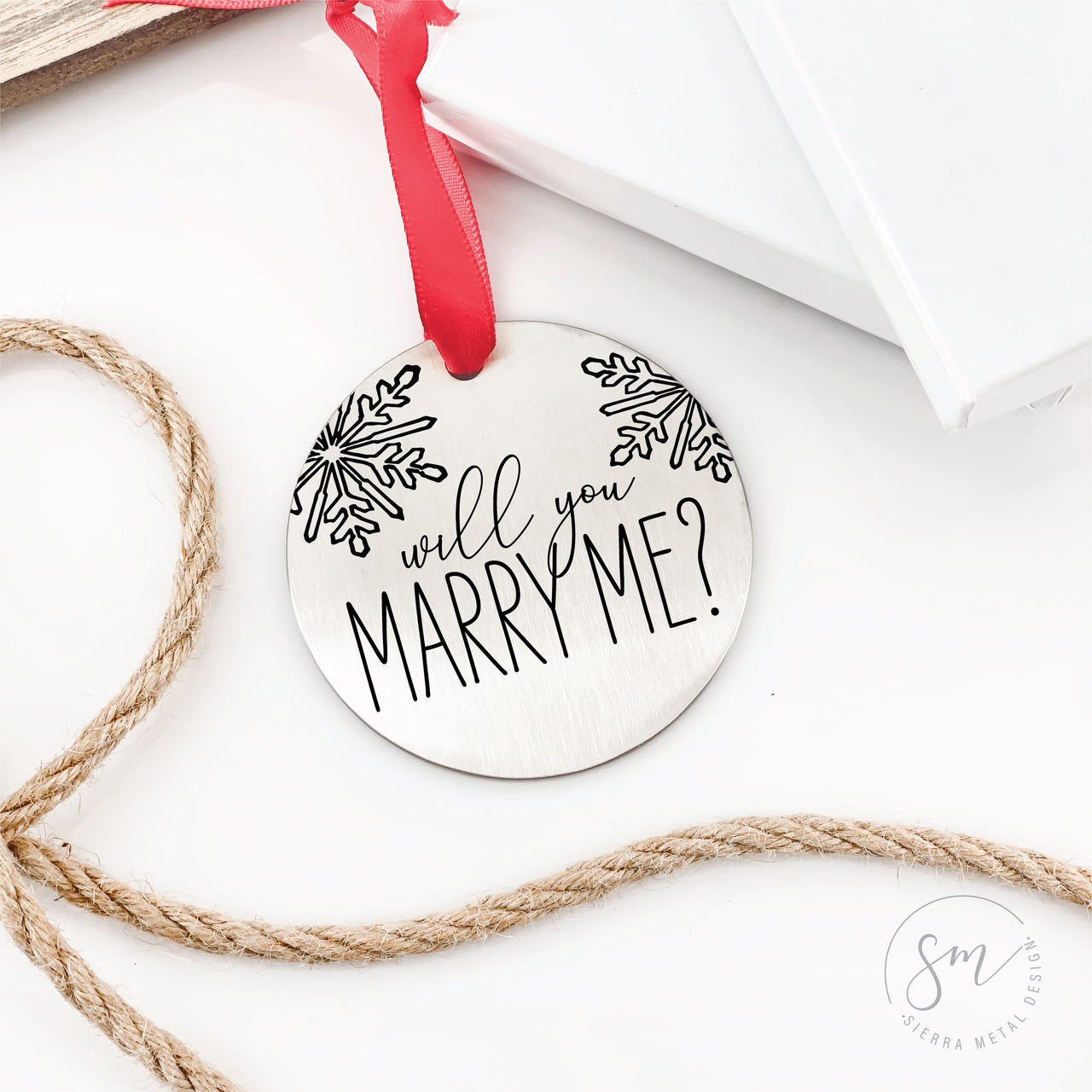 Will You Marry Me Ornament