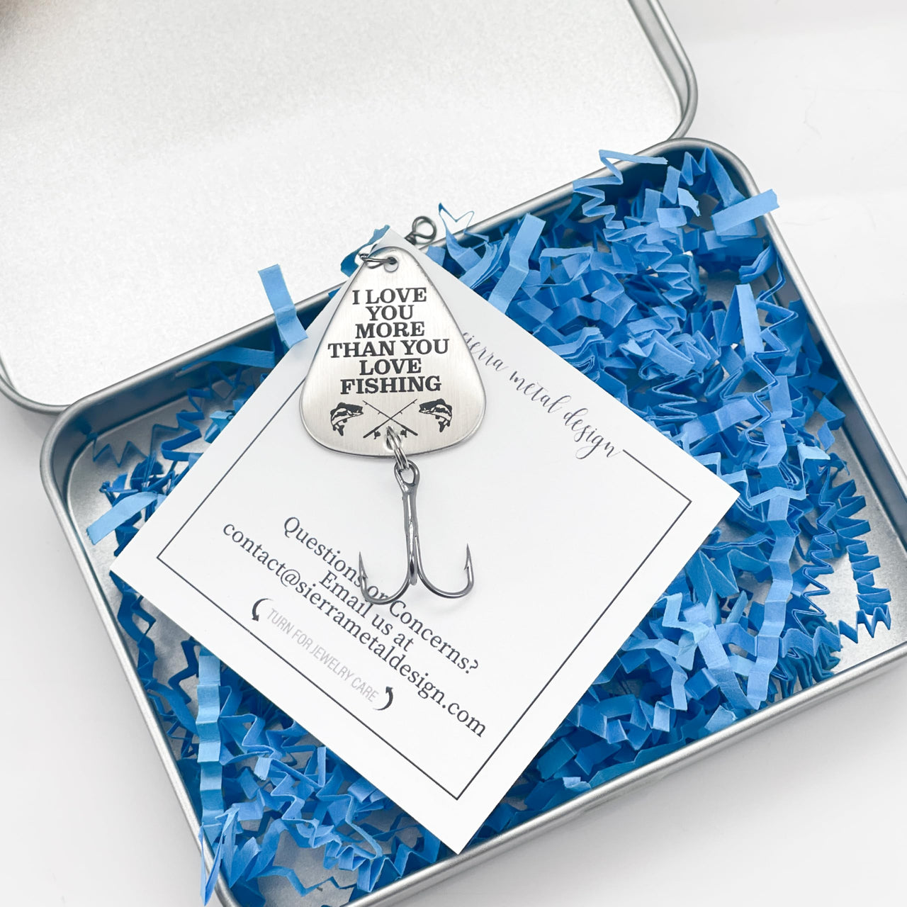 fish love them lures The Rockport Fishing Lure + Tin – Sierra Metal Design