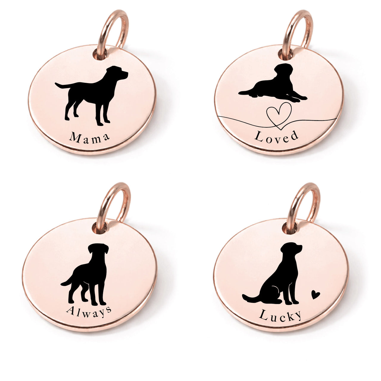 Mama Dog Charm Set
