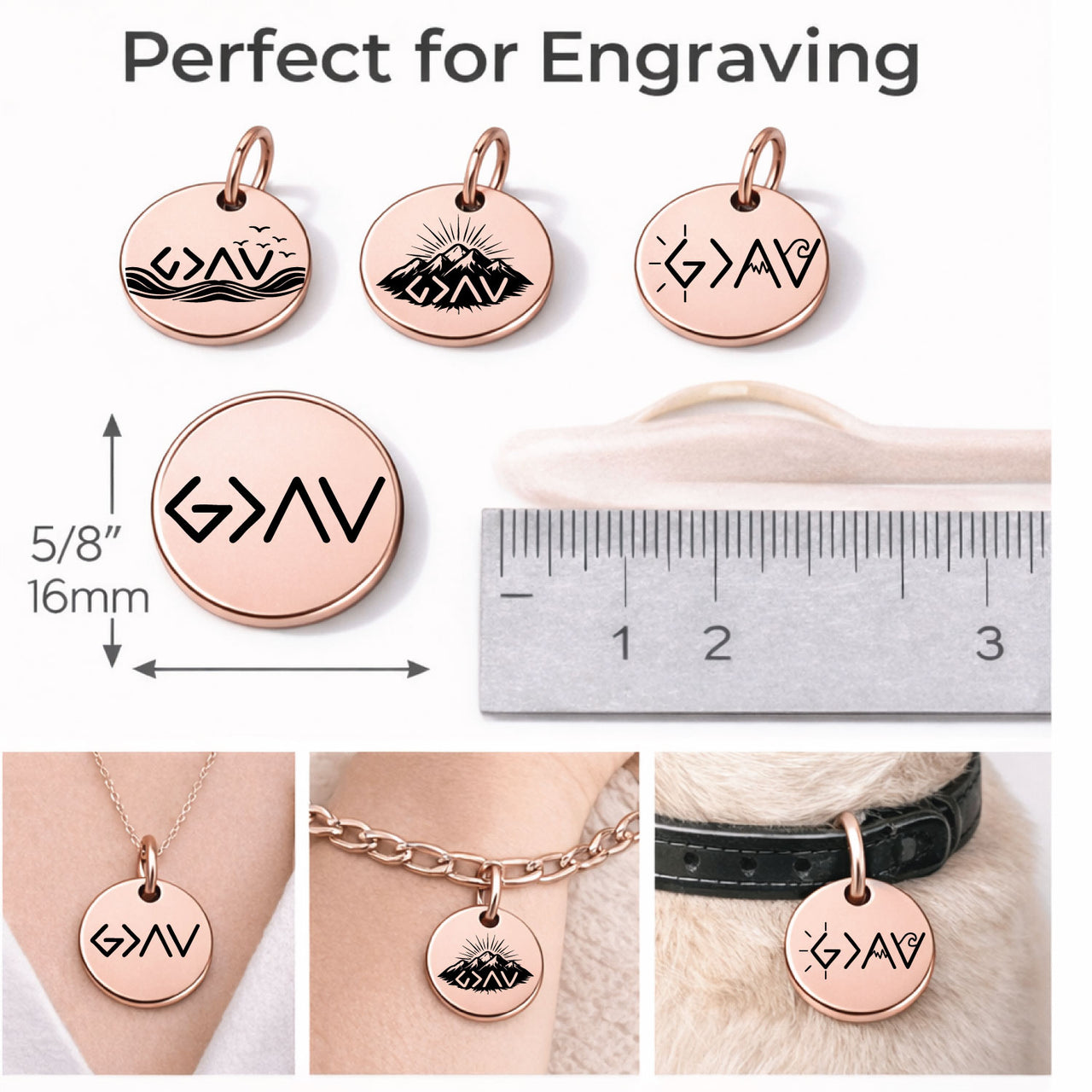 “God Is Greater Than the Highs and Lows” Charm Set