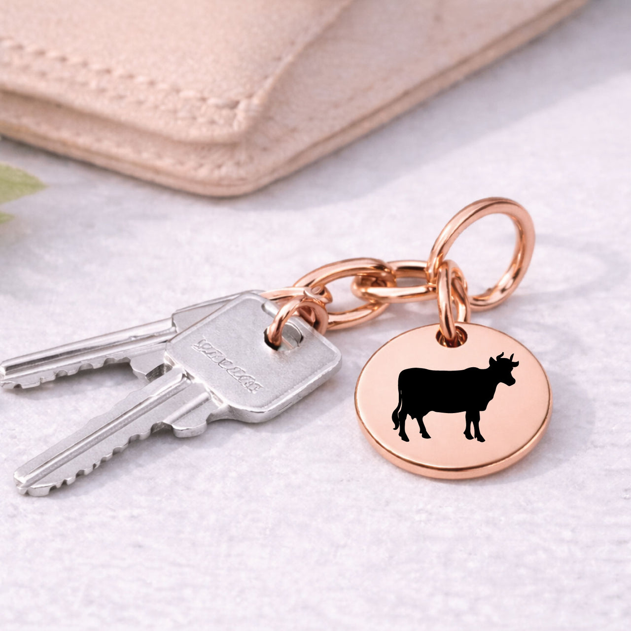 Farm Cow Charm Set