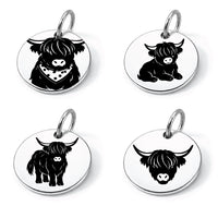 Thumbnail for Farm Highland Cow Charm Set