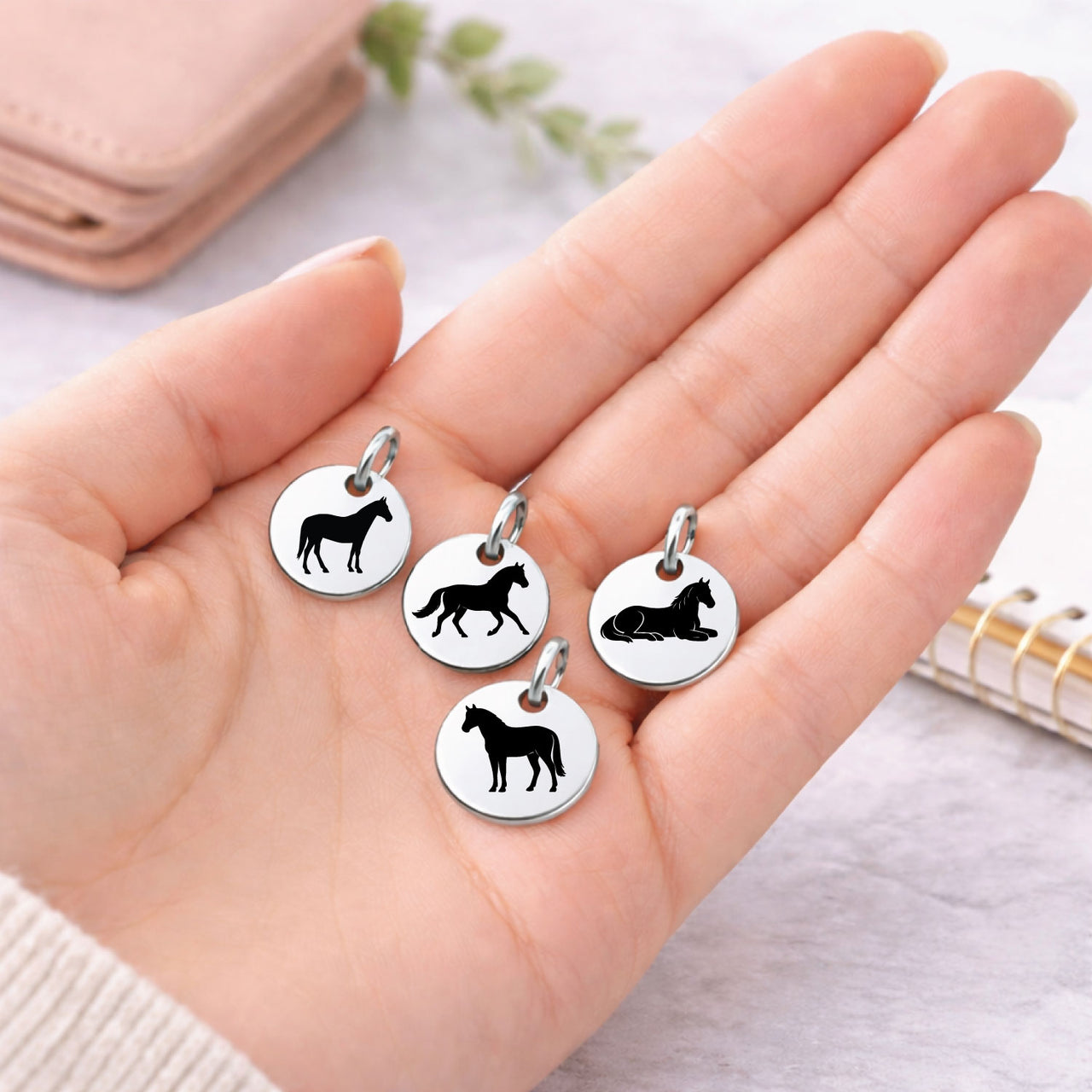 Farm Horse Charm Set