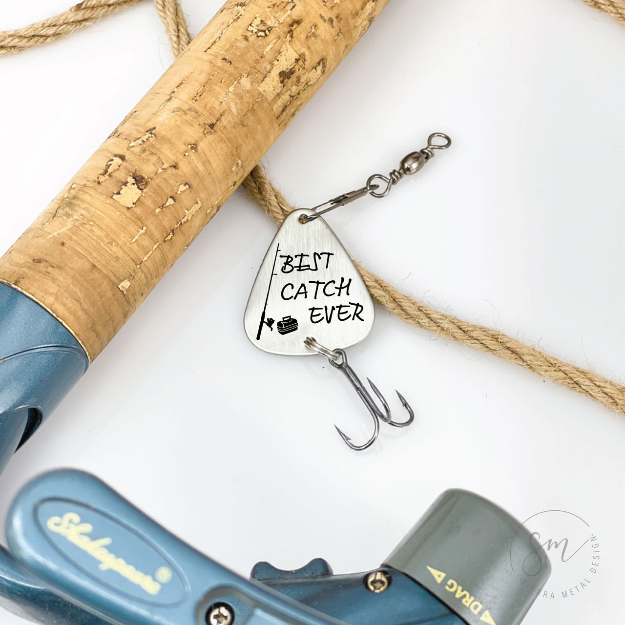 cheap personalized fishing lures The Lawton Fishing Lure + Tin – Sierra Metal Design