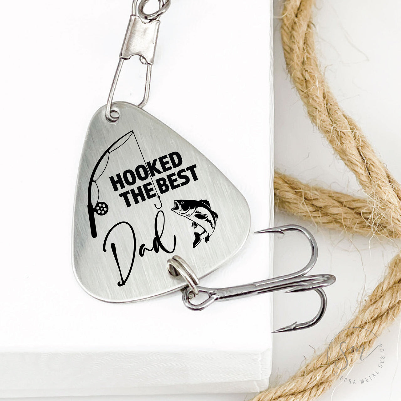Huntsville Dad Fishing Lure + Tin