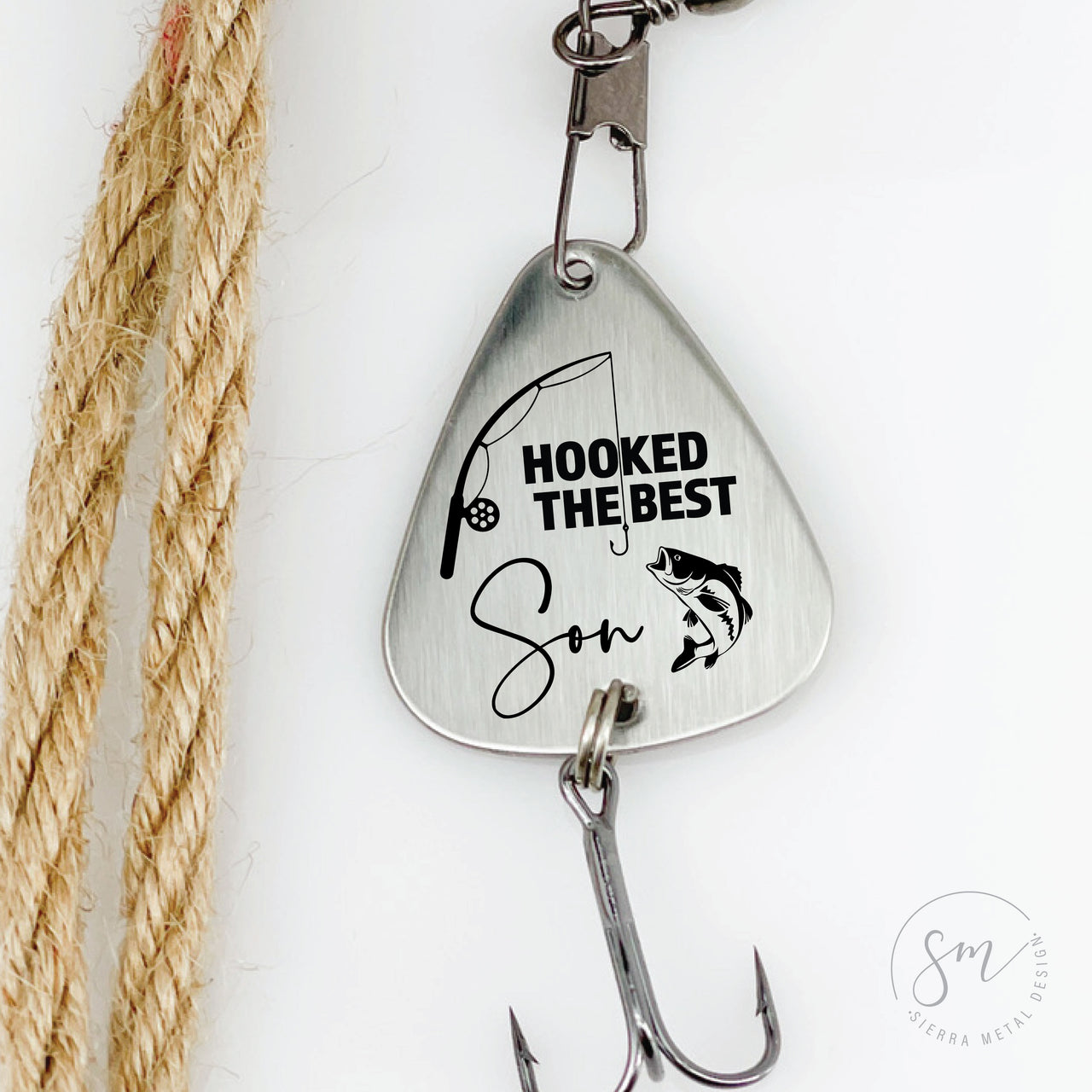 Huntsville Son Fishing Lure + Tin – Sierra Metal Design Huntsville Son Fishing Lure + Tin – Sierra Metal Design