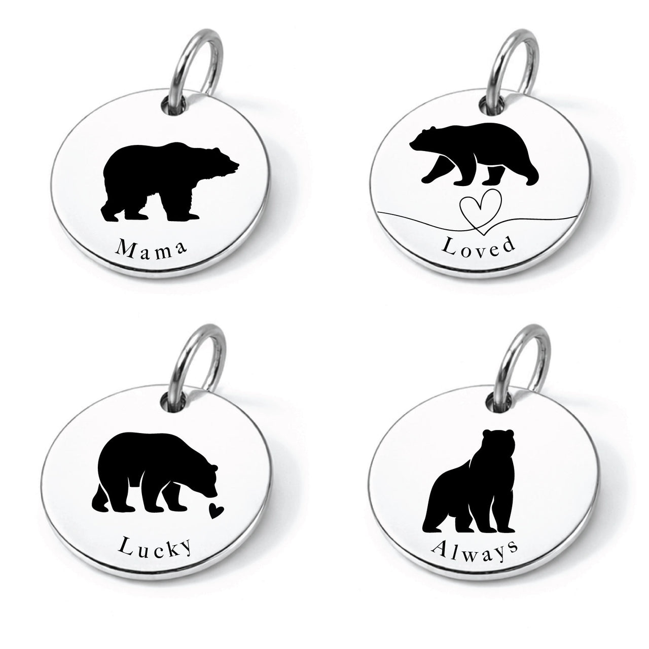 Mama Bear Charm Set