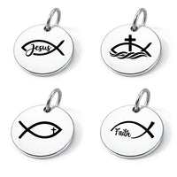 Thumbnail for Jesus Fish (Ichthys) Charm Set