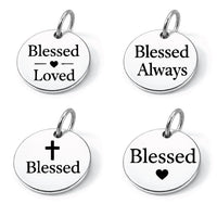 Thumbnail for “Blessed” Charm Set