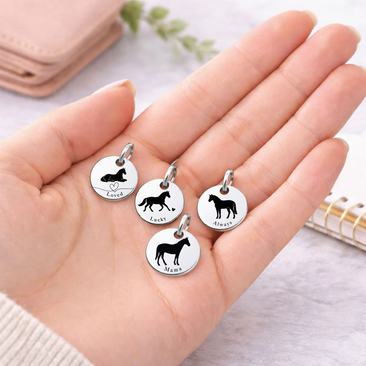 Mama Horse Charm Set
