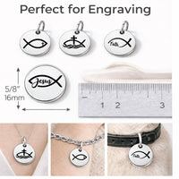 Thumbnail for Jesus Fish (Ichthys) Charm Set