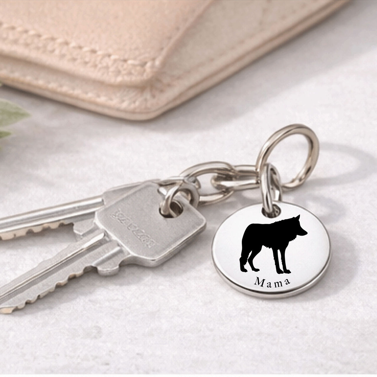Mama Wolf Charm Set