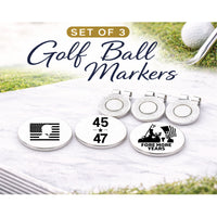 Thumbnail for Trump Golf Ball Marker Set of 3