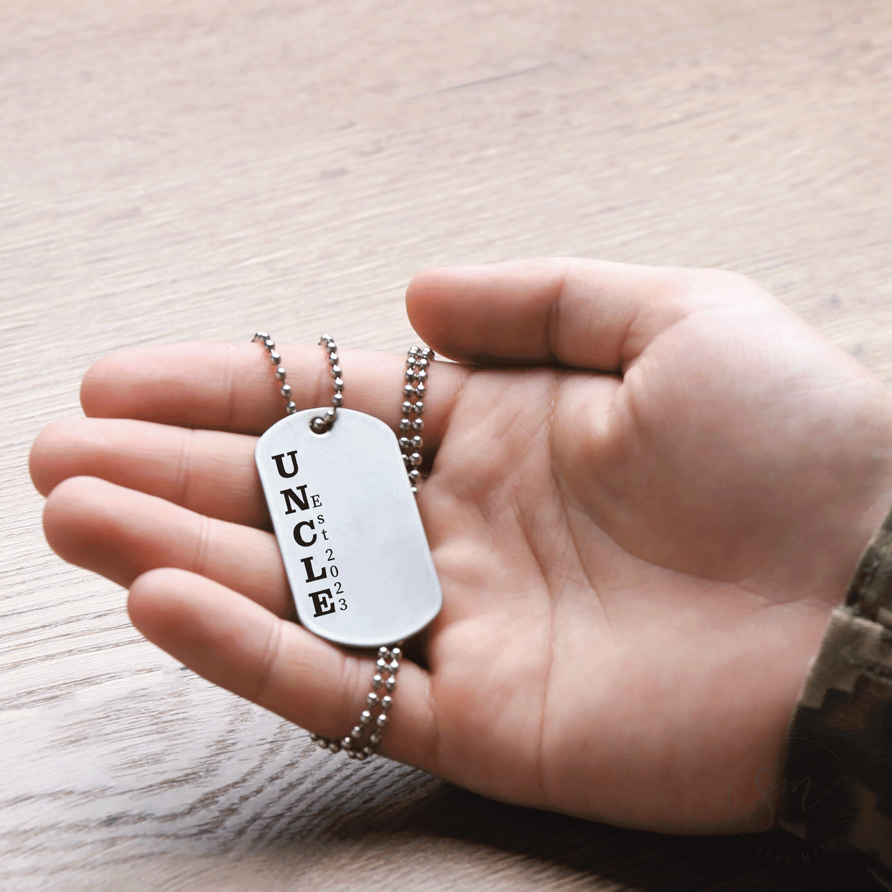 Dog Tag Uncle Necklace