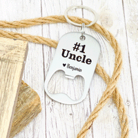 Thumbnail for #1 Uncle Bottle Opener Keychain