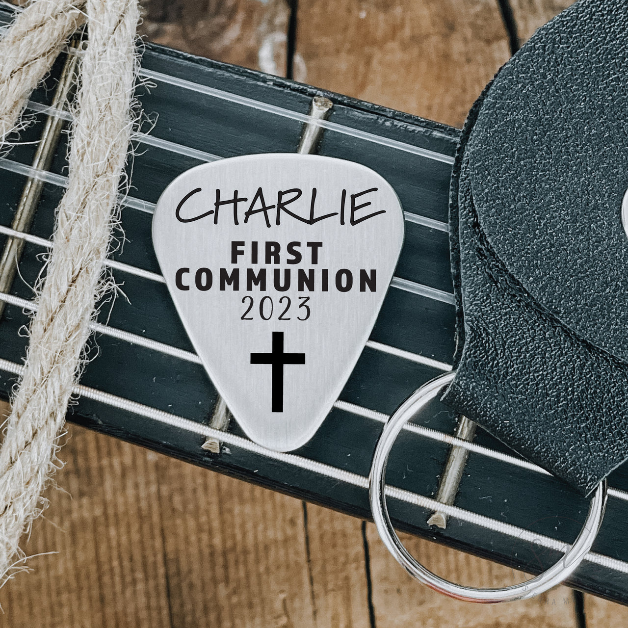 1st Communion Guitar Pick