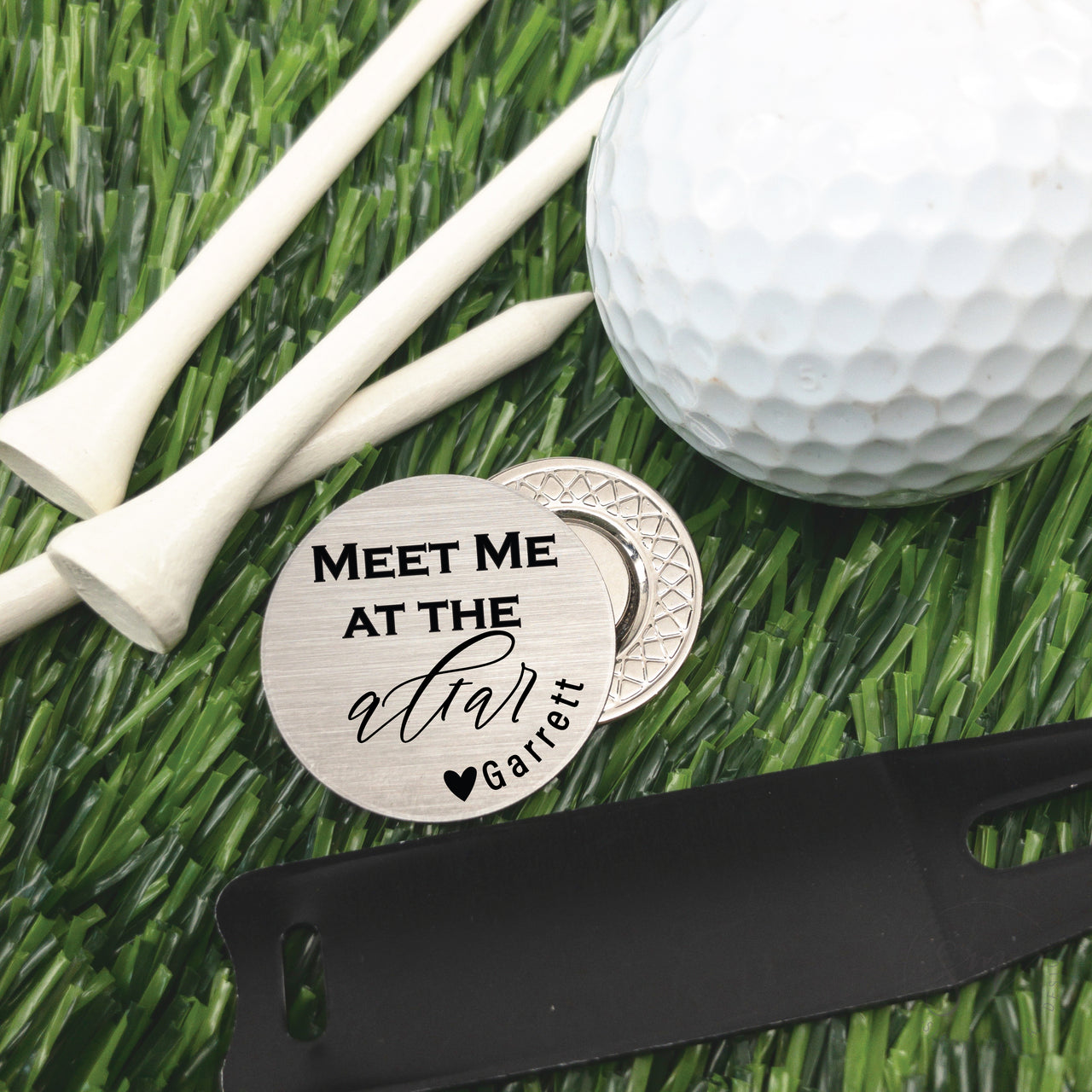 Meet Me At The Altar Golf Ball Marker