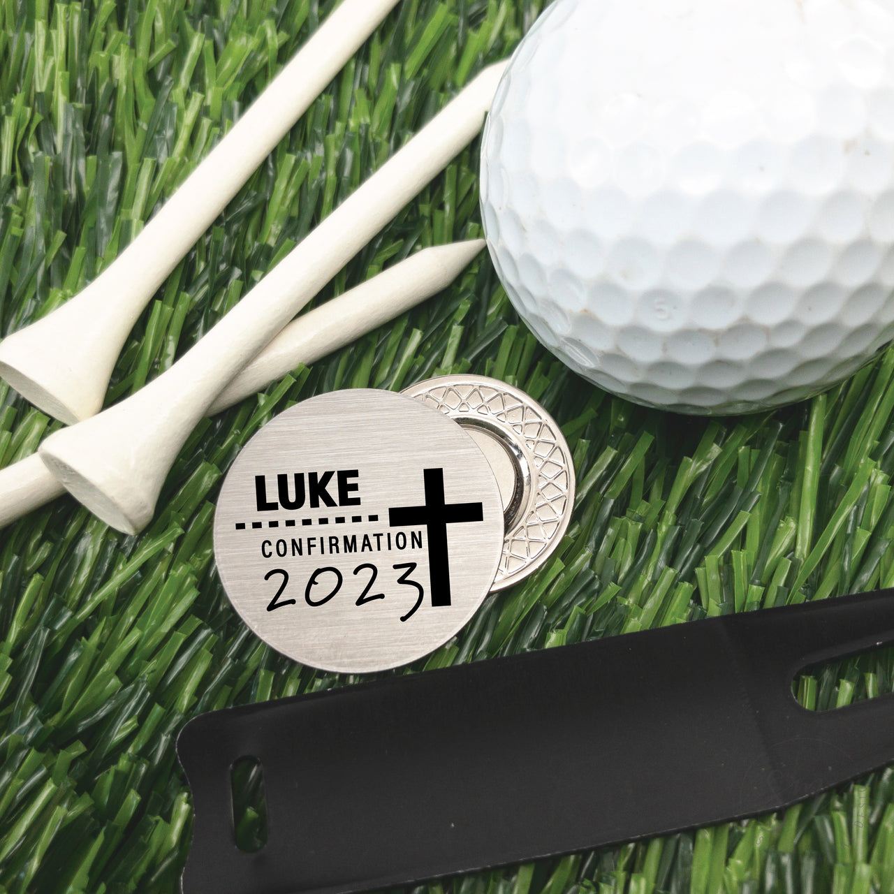 Confirmation Golf Ball Marker