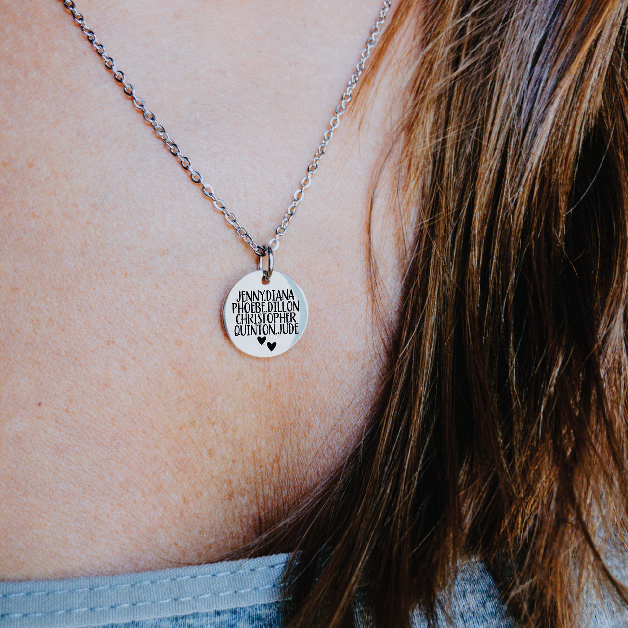 Emily Disc Necklace