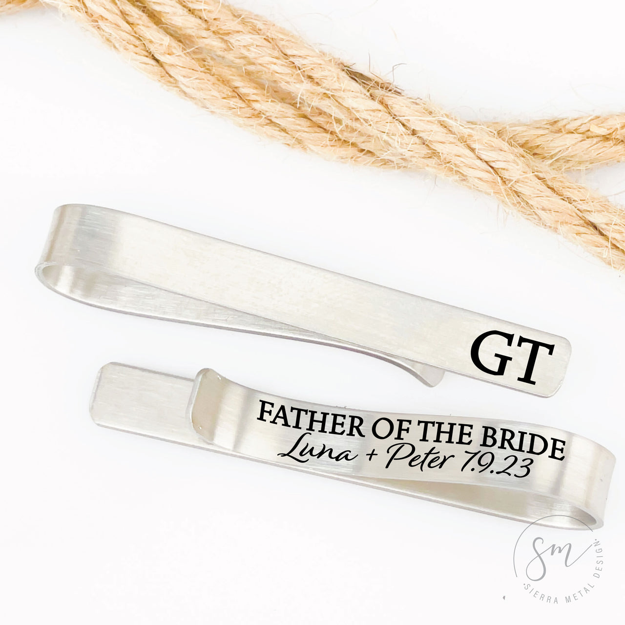 Father Of The Bride Tie Clip