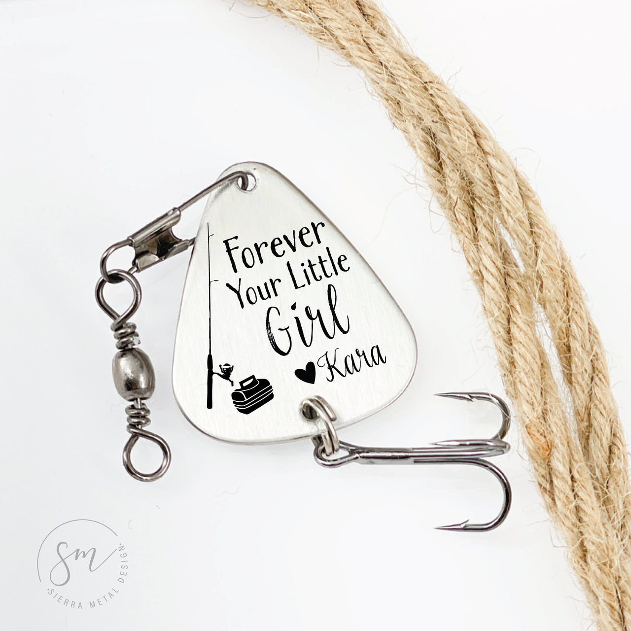 Forever Your Little Girl Fishing Lure