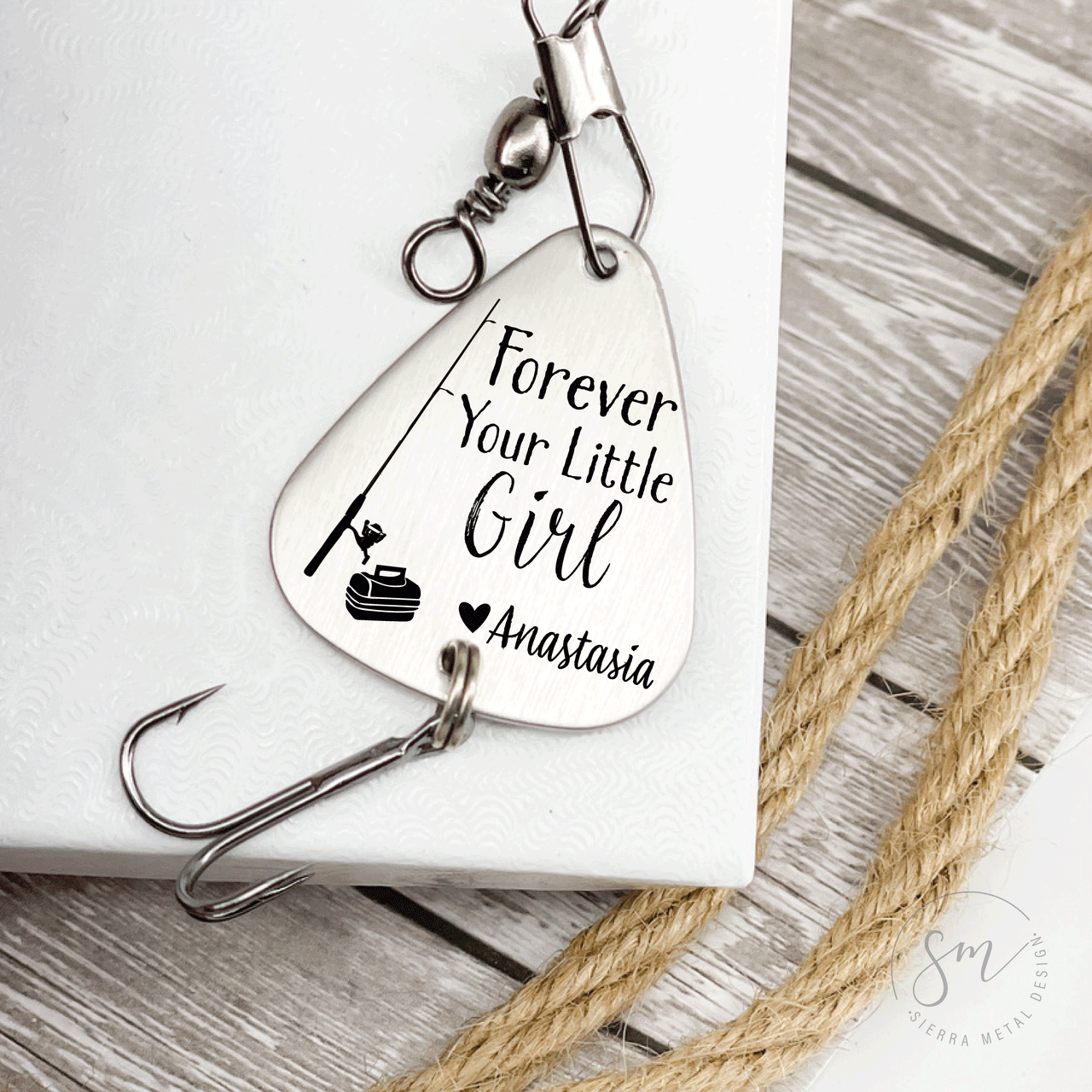 Forever Your Little Girl Fishing Lure