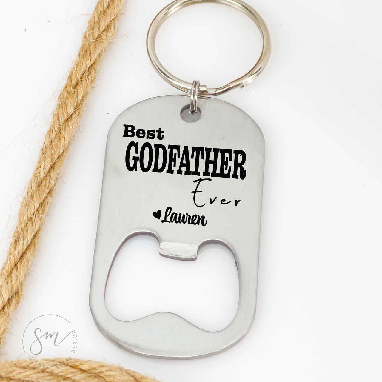 Godfather Bottle Opener Keychain