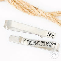 Thumbnail for Grandpa Of The Groom Tie Clip