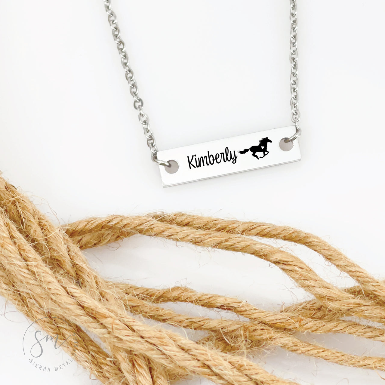 Girl Horse Necklace or Bracelet