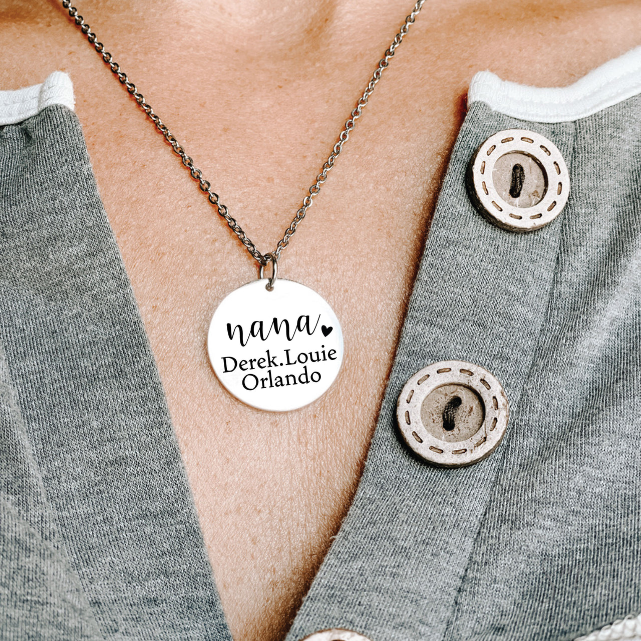 Martha Disc Necklace