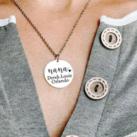 Thumbnail for Martha Disc Necklace