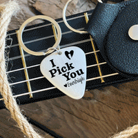 Thumbnail for I Pick You Guitar Pick Keychain