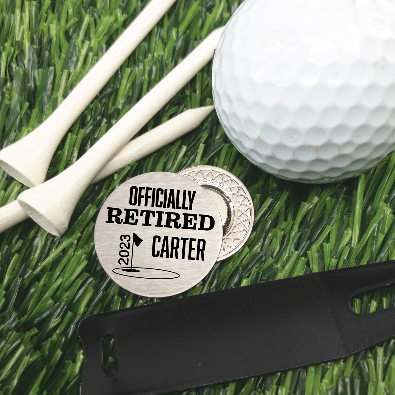 Retirement Golf Ball Marker