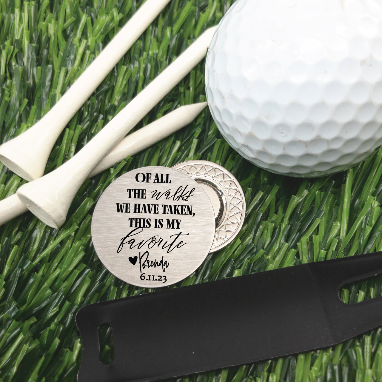 Of All The Walks Golf Ball Marker